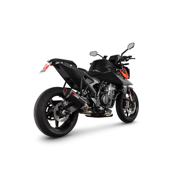 Scorpion Exhaust KTM Duke 990 2024 - 2025 Serket Parallel Slip-on (carbon fibre sleeve) Carbon Fibre Sleeve